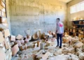 Un conjunto de artefactos arqueológicos pertenecientes a la comunidad cristiana de Gaza se traslada a un lugar seguro en la Franja en coordinación con COGAT, en cooperación con una organización internacional anónima, en septiembre de 2025. (COGAT)