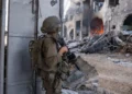 Un soldado opera en Gaza en una foto publicada el 17 de septiembre de 2025. (Fuerzas de Defensa de Israel)