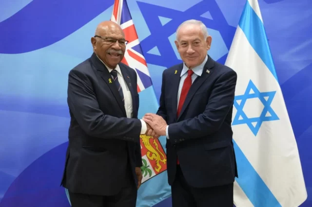 Netanyahu recibe a Rabuka en Jerusalén antes de inaugurar embajada de Fiyi