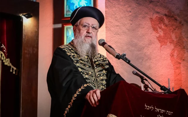 Gran rabino sefardí David Yosef envía condolencias a familia de Charlie Kirk