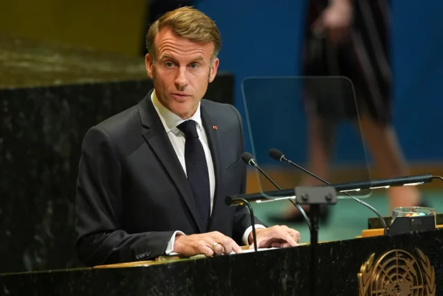 Macron declara en la ONU el reconocimiento francés del Estado palestino