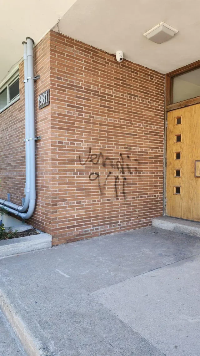 Vandalizan dos sinagogas y un edificio judío con grafitis antisemitas en Halifax