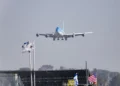 Torre de control del Ben Gurion agradece a Trump cuando el Air Force One aterriza