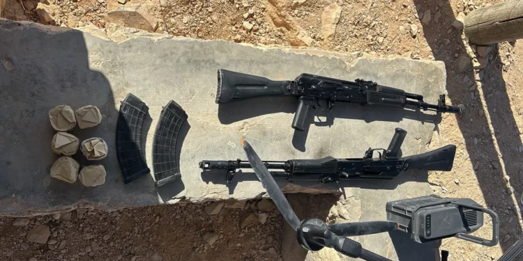 Las FDI frustran intento de contrabandear armas desde Egipto