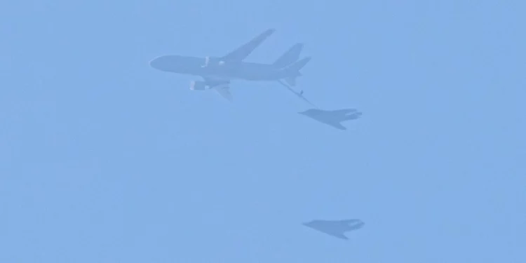 Avistados dos cazas furtivos F-117 reabastecidos por KC-46