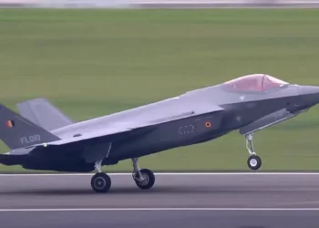 El primer F-35A de Bélgica aterriza en Florennes