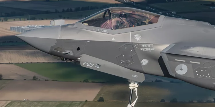 F-35A neerlandés recibe marca de derribo por abatir dron ruso en Polonia