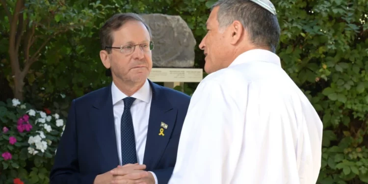 Isaac Herzog recibe a David Zini como nuevo jefe del Shin Bet en Jerusalén