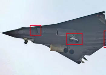 Segundo J-36 chino avistado muestra cambios estructurales