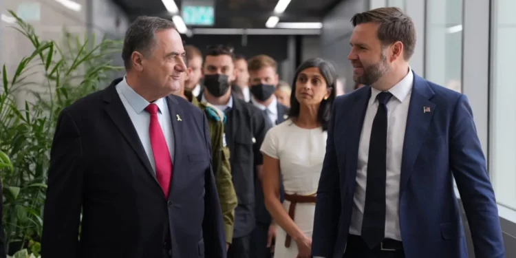 Katz a Vance: Israel está “comprometido a desarmar a Hamás”