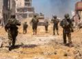 Un tanque de las FDI operando en Gaza en una foto sin fecha publicada el 24 de octubre de 2025. (Fuerzas de Defensa de Israel)