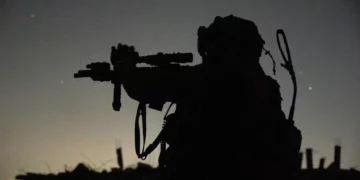 Un tanque de las FDI operando en Gaza en una foto sin fecha publicada el 24 de octubre de 2025. (Fuerzas de Defensa de Israel)