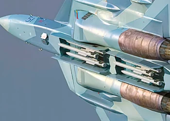 La bahía secreta de armas del Su-57 de Rusia