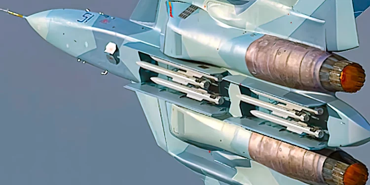 La bahía secreta de armas del Su-57 de Rusia