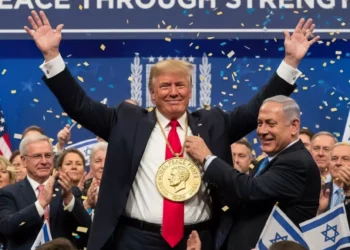 Netanyahu comparte imagen IA de Trump ganando el Premio Nobel de la Paz