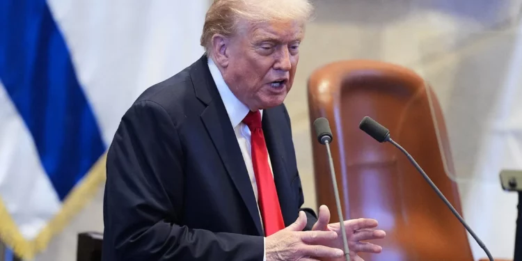 Trump en la Knéset: Israel ha “ganado todo lo que puede por la fuerza de las armas”