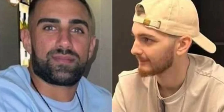 Izq.: Segev Kalfon (Cortesía, sin fecha); Dcha.: Bar Kuperstein en el Hospital Sheba el 17 de octubre de 2025. (Fuerzas de Defensa de Israel)