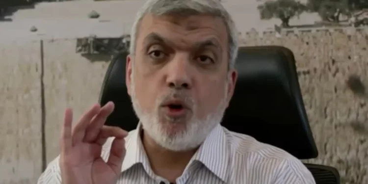 Izzat al-Risheq, terrorista líder de Hamás (YouTube. Utilizado de conformidad con la cláusula 27a de la Ley de Derechos de Autor).