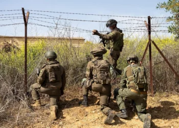 Ilustrativo: Tropas de las Fuerzas de Defensa de Israel realizan un ejercicio en la frontera con el Líbano, el 26 de marzo de 2025. (Fuerzas de Defensa de Israel)