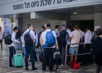 Haredim en la oficina de reclutamiento (ilustrativo)