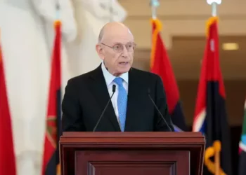 Stuart E. Eizenstat habla en el Capitolio de los Estados Unidos el 23 de abril de 2025 en Washington, D.C.
Anna Moneymaker/Getty Images