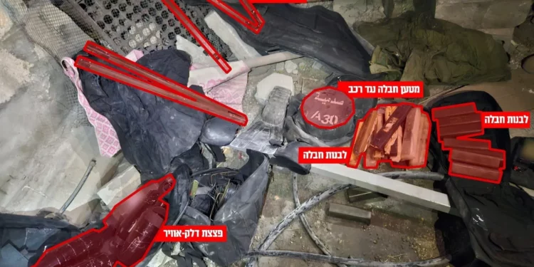 Las FDI encontraron armas de Hamás en el vecindario Shejaiya