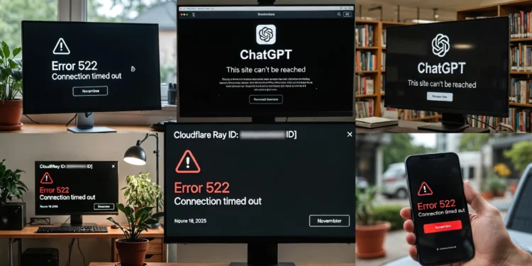 Caída global de Cloudflare paraliza X, ChatGPT y miles de plataformas