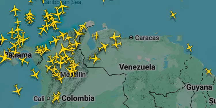 Espacio aéreo venezolano