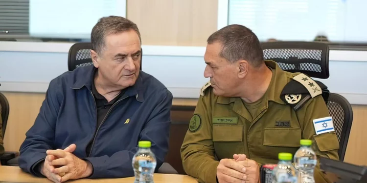 Katz y Zamir asistirán a una reunión de seguridad convocada esta noche por Netanyahu