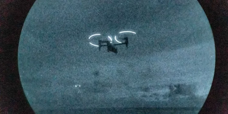 MV-22B realizan operaciones nocturnas en preparación para Lanza del Sur