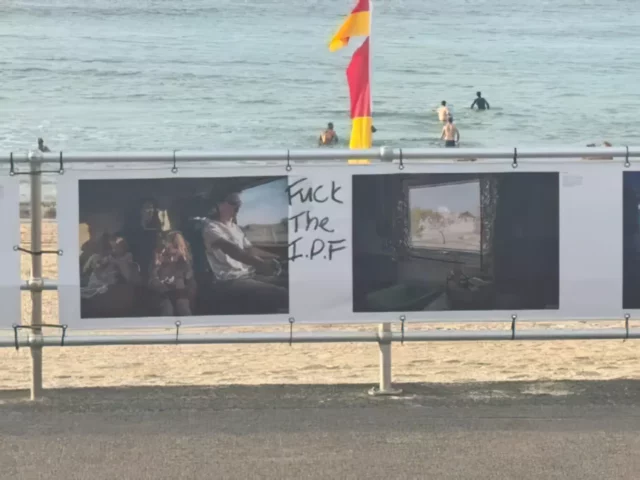 Policía investiga grafitis antiisraelíes en playa de North Bondi