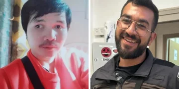 Hamás y la Cruz Roja buscando el cuerpo de un rehén en Beit Lahiya