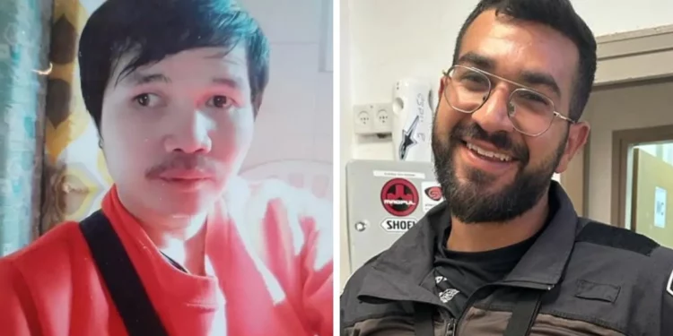 Hamás y la Cruz Roja buscando el cuerpo de un rehén en Beit Lahiya