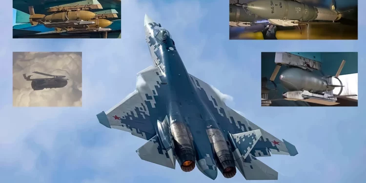 El Su-57 se convierte en plataforma de bombas UMPK-FAB