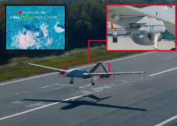Bayraktar TB3 logra triple impacto con munición guiada MAM-L TV/IIR