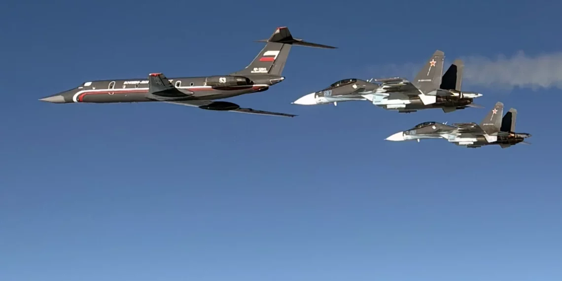 El único Tu-134A-4 ruso “Perla Negra” interceptado sobre el Báltico