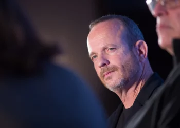 Archivo: Periodista Tal Lev Ram en la conferencia de Maariv en Herzliya, el 25 de diciembre de 2019 (Miriam Alster/FLASH90)