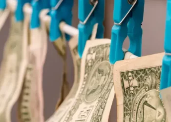 Blanqueo de dinero (ilustración)