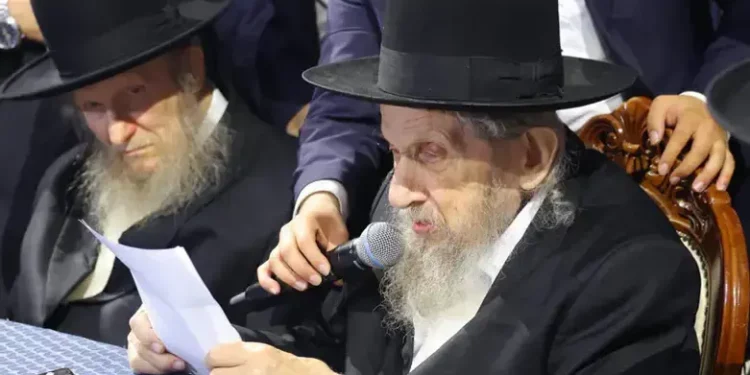 El rabino Dov Lando en el evento