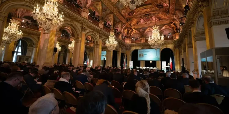 Cumbre Europea de Alcaldes contra el Antisemitismo en París, Francia, 20 de noviembre de 2025. (Movimiento para Combatir el Antisemitismo)