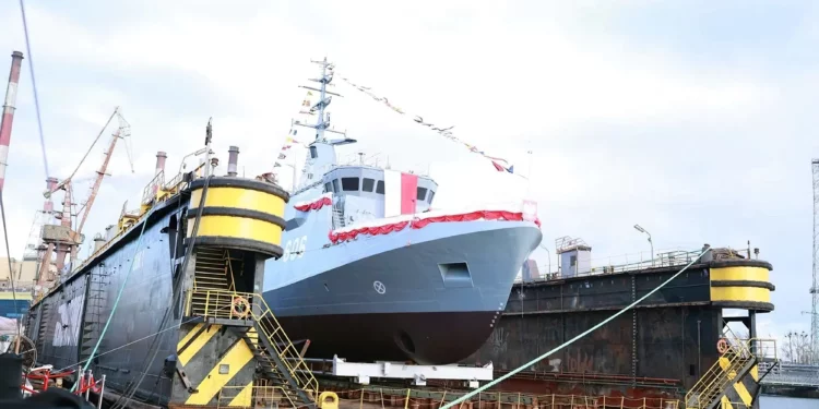 Polonia confirma botadura del ORP Czajka sexto Kormoran II naval