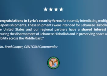 CENTCOM felicita a Siria por bloquear el contrabando de armas a Hezbolá