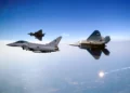 Eurofighter españoles se enfrentan al F-22 Raptor y el F-35
