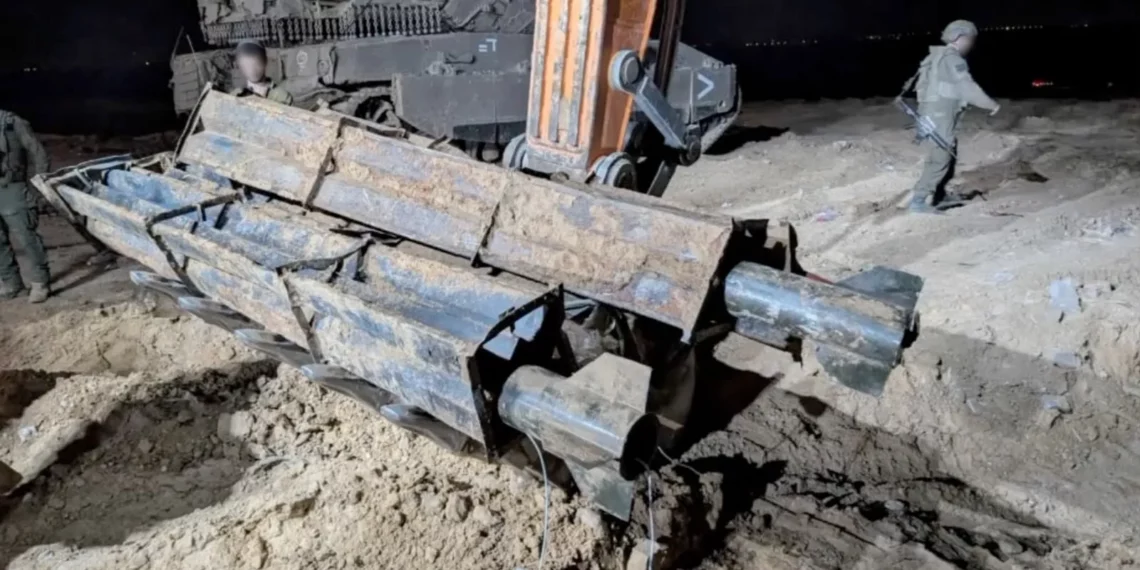 Las FDI hallan lanzacohetes listos para ataque en el norte de Gaza