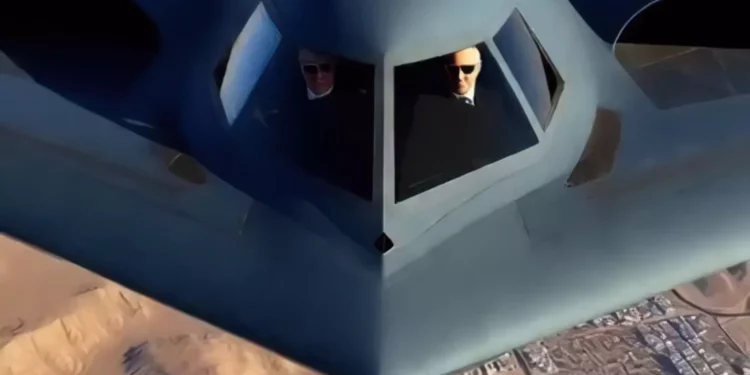 La oficina de Netanyahu publica un vídeo IA del primer ministro y Trump pilotando un B-2 Spirit