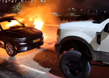 Cinco detenidos tras incendio de vehículos en localidad del Néguev