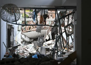 Una casa destruida en el Kibbutz Be'eri, 3 de noviembre de 2023. (Paulina Patimer)