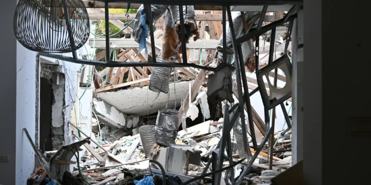 Una casa destruida en el Kibbutz Be'eri, 3 de noviembre de 2023. (Paulina Patimer)