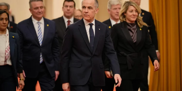 Carney de Canadá elogia la “alianza estratégica” en sus conversaciones con Xi