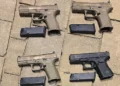 Las FDI frustran contrabando de pistolas desde Jordania con un dron